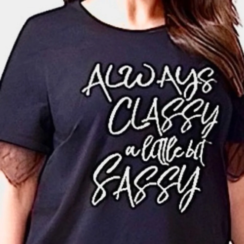 2/$13🌼LANE BRYANT Graphic Tee With Lace Trim🌼 - Picture 10 of 11